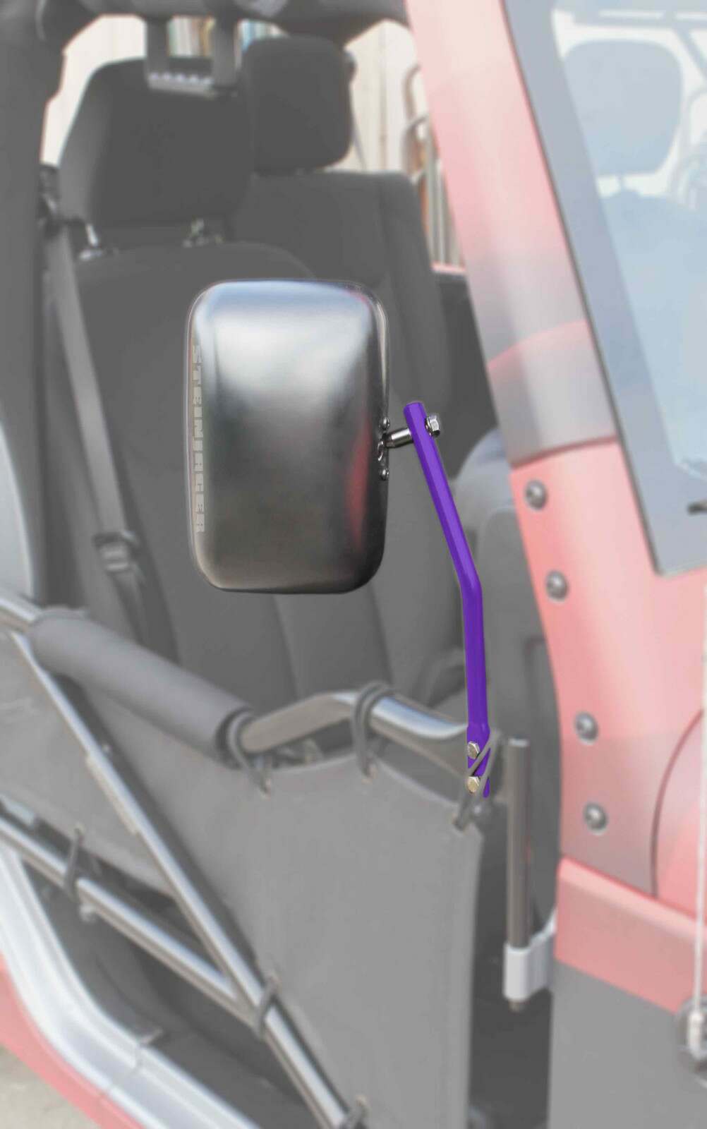Steinjager Doors Wrangler JK 2007-2018 Mirror Legs to Fit Tube Doors Sinbad Purple - J0043790