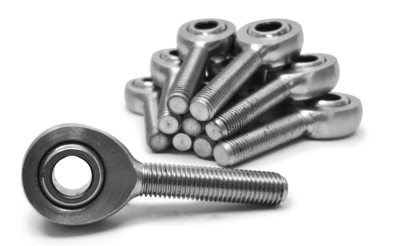 Steinjager Metric Male Rod Ends Steel Housing, PTFE Race M5 x 0.80 LH 10 Pack - J0015085