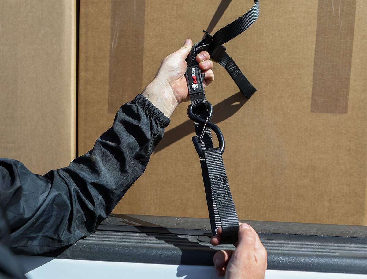 SpeedStrap 1 Inch x 8' Cam-Lock Tie Down with Soft-Tie 2 Pack Bullring - R1100