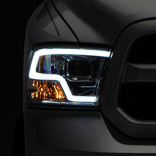 Raxiom Led Halo Headlights; Chrome Housing; Clear Lens (2009-2018 Ram 1500, 1500) - R111517