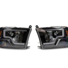 Raxiom 09-18 Dodge RAM 1500 LED Bar Headlights- Black Housing (Clear Lens) - R117803