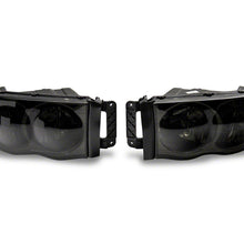 Raxiom Axial Series Oem Style Replacement Headlights; Chrome Housing; Smoked Lens (2002-2005 Ram 1500, Ram 2500, Ram 3500) - R118009