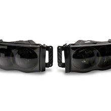 Raxiom Axial Series Oem Style Replacement Headlights; Chrome Housing; Smoked Lens (2002-2005 Ram 1500, Ram 2500, Ram 3500) - R118009