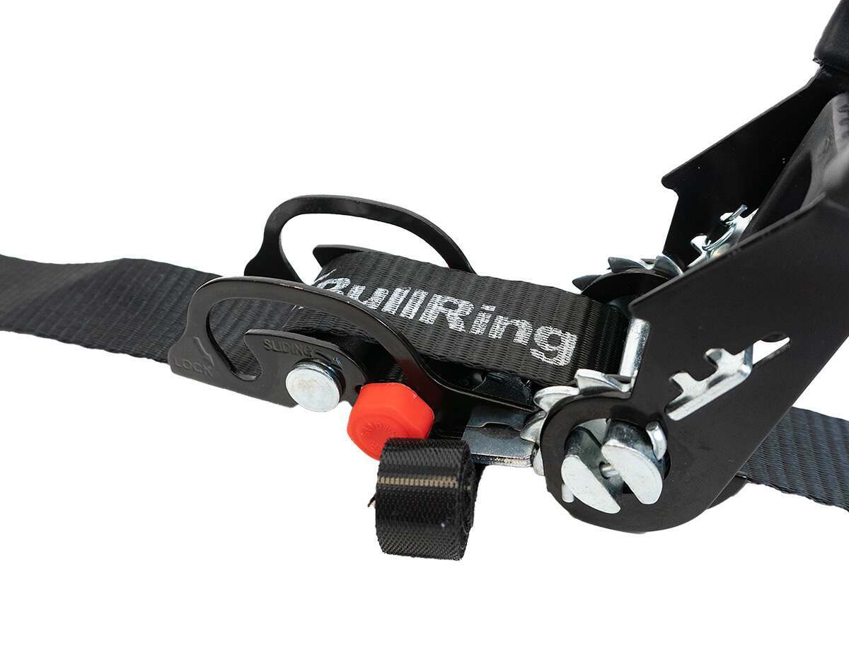 SpeedStrap 1.25 Inch x 12' Sliding Ratchet Tie Down 2 Pack Bullring - R1200