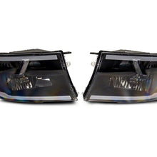 Raxiom Axial Series Headlights With Led Bar; Black Housing; Clear Lens (2009-2018 1500, Ram 2500, 2500, Ram 3500, 3500, Ram 1500) - R131481