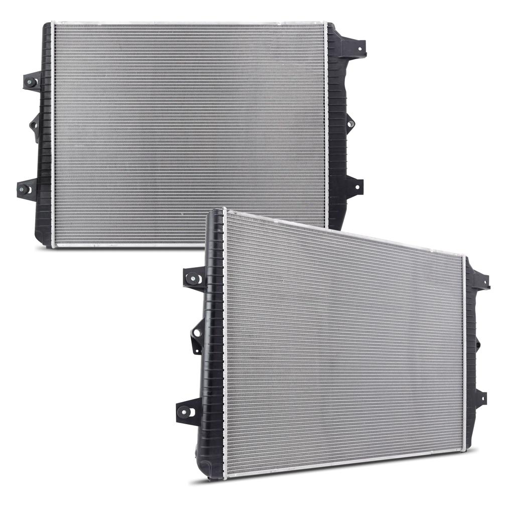 Mishimoto Replacement Radiator Fits Chevy Silverado 6.6L Duramax 2011-2016 (2011-2016 Silverado 2500 HD, Silverado 3500 HD, Sierra 2500 HD, Sierra 3500 HD) - R13244