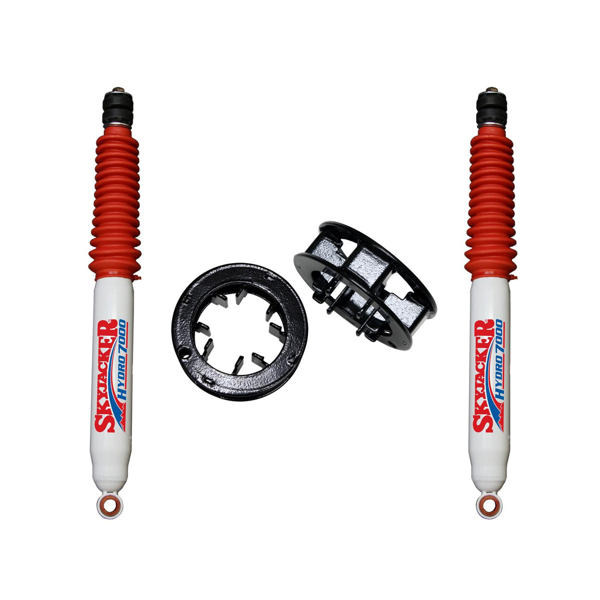 Skyjacker Aluminum Spacer Leveling Kit 13-19 RAM 3500 14-19 RAM 2500 w/Shocks Hydro Shocks 2 Inch Lift Incl. Front Spacer - R1325MS-H