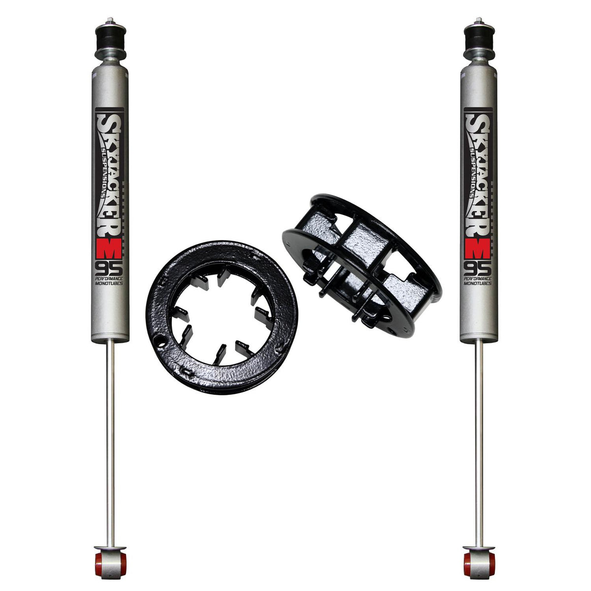 Skyjacker Aluminum Spacer Leveling Kit 13-19 RAM 3500 14-19 RAM 2500 w/Shocks M95 Performance Shocks 2 Inch Lift Incl. Front Spacer - R1325MS-M