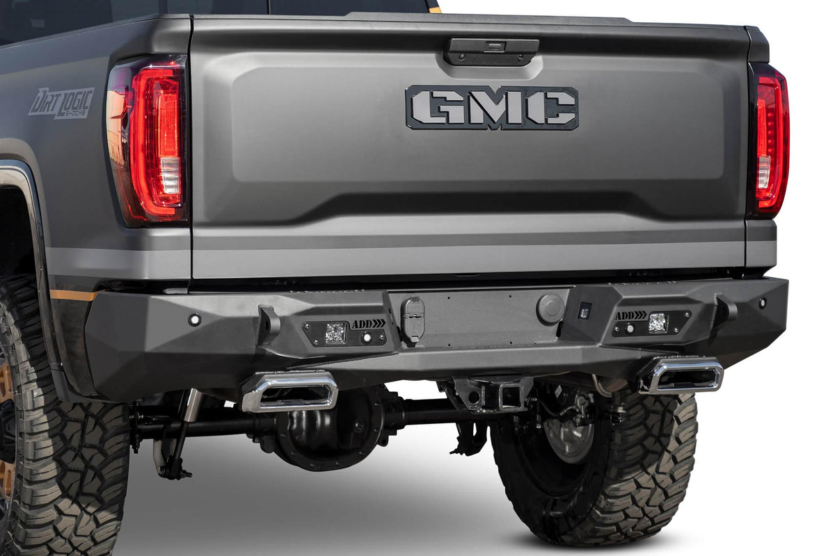 Addictive Desert Designs Stealth Fighter Rear Bumper (2019-2020 Silverado 1500, Sierra 1500) - R441051280103