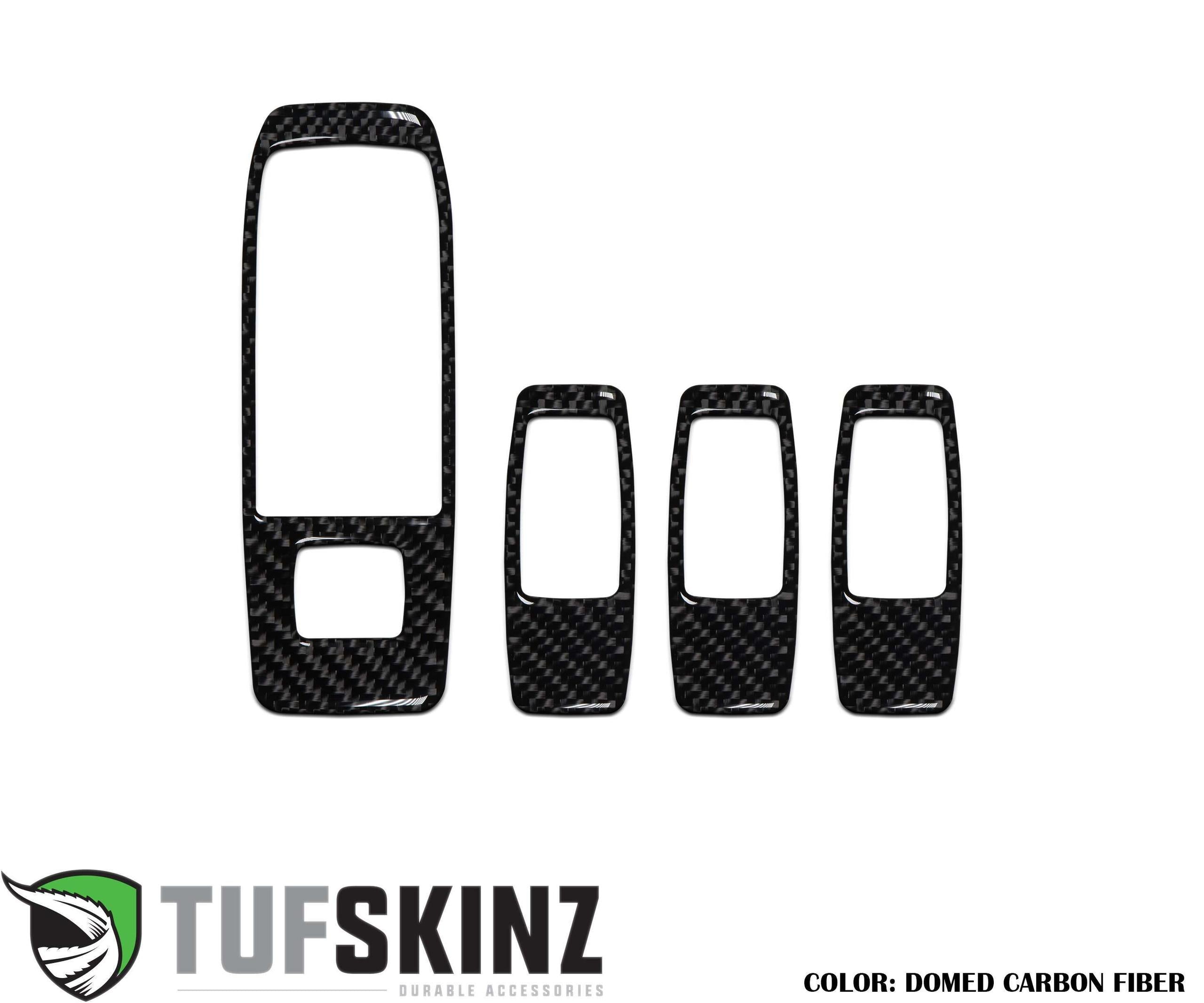 TUFSKINZ SuperCrew Door Switch Trim Accent Trim (2019-2023 Ranger) - RAG006-DCF-G