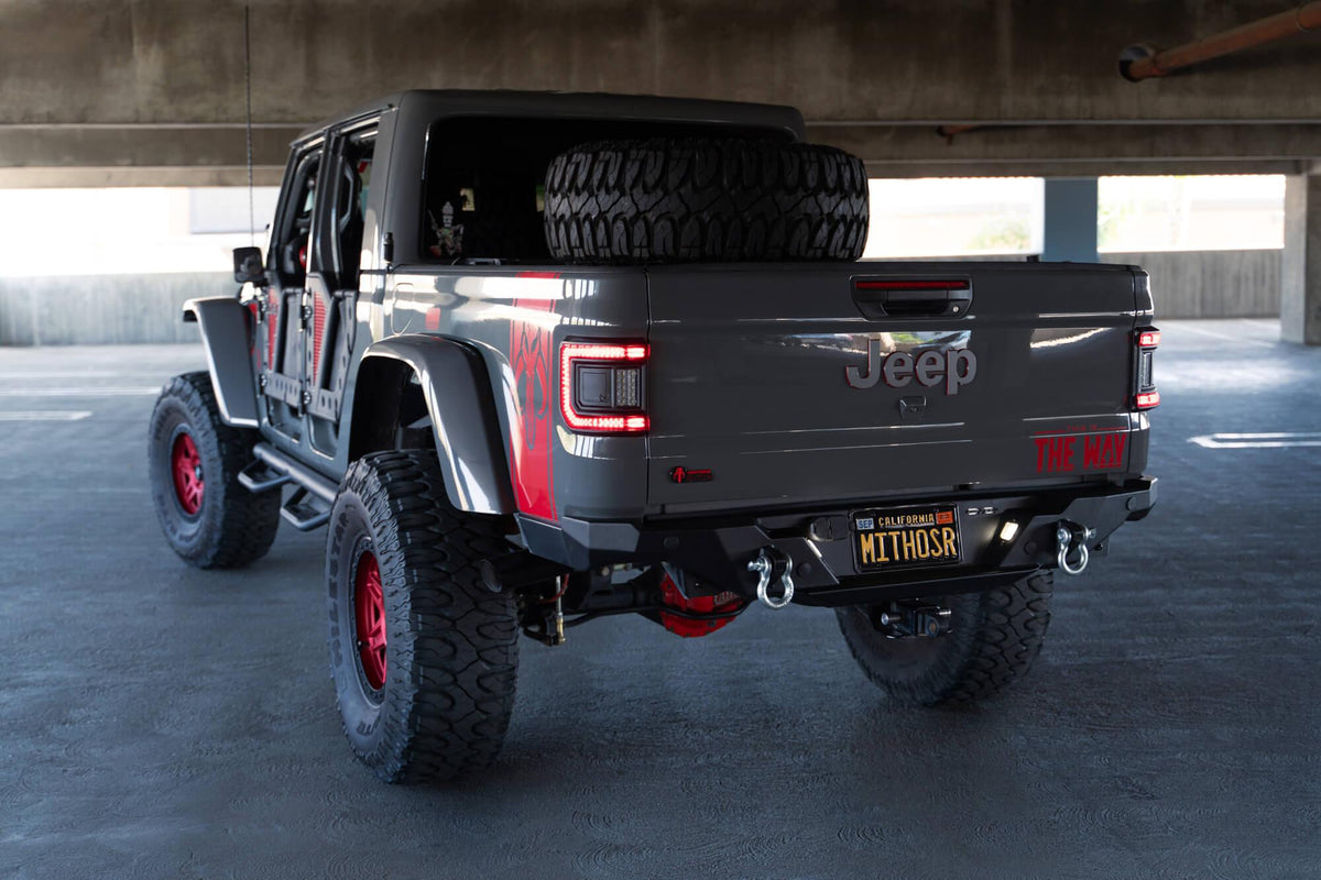 DV8 Offroad 2020-2023 Jeep Gladiator Jt Fs-15 Series Rear Bumper - RBGL-11