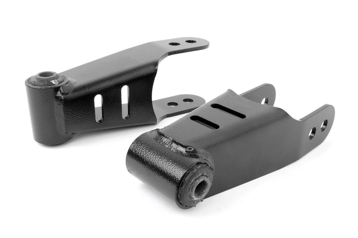 Rough Country 1-2-inch Lowering Shackles (Pair) (2004-2013 F-150) - RC0502
