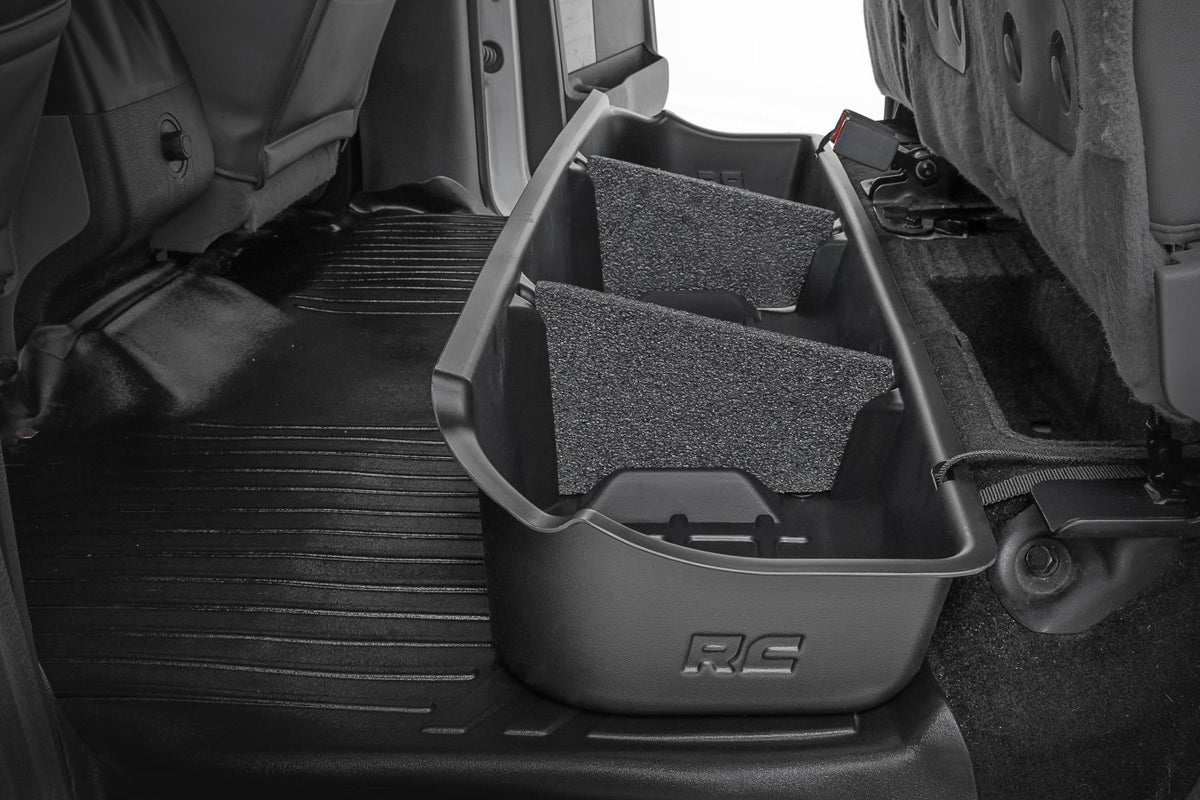 Rough Country Under Seat Storage Crew Cab Ford F-150 2WD/4WD (2009-2014) (2009-2014 F-150) - RC09241