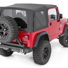 Rough Country Jeep Replacement Soft Top, Black (97-06 TJ Wrangler Full Steel Doors) (1997-2006 Wrangler) - RC85020.35