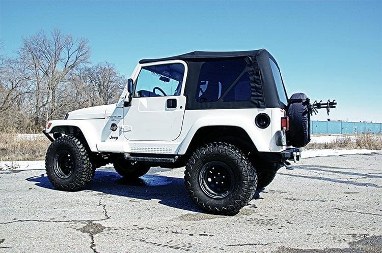 Rough Country Jeep Replacement Soft Top, Black (97-06 TJ Wrangler Full Steel Doors) (1997-2006 Wrangler) - RC85020.35