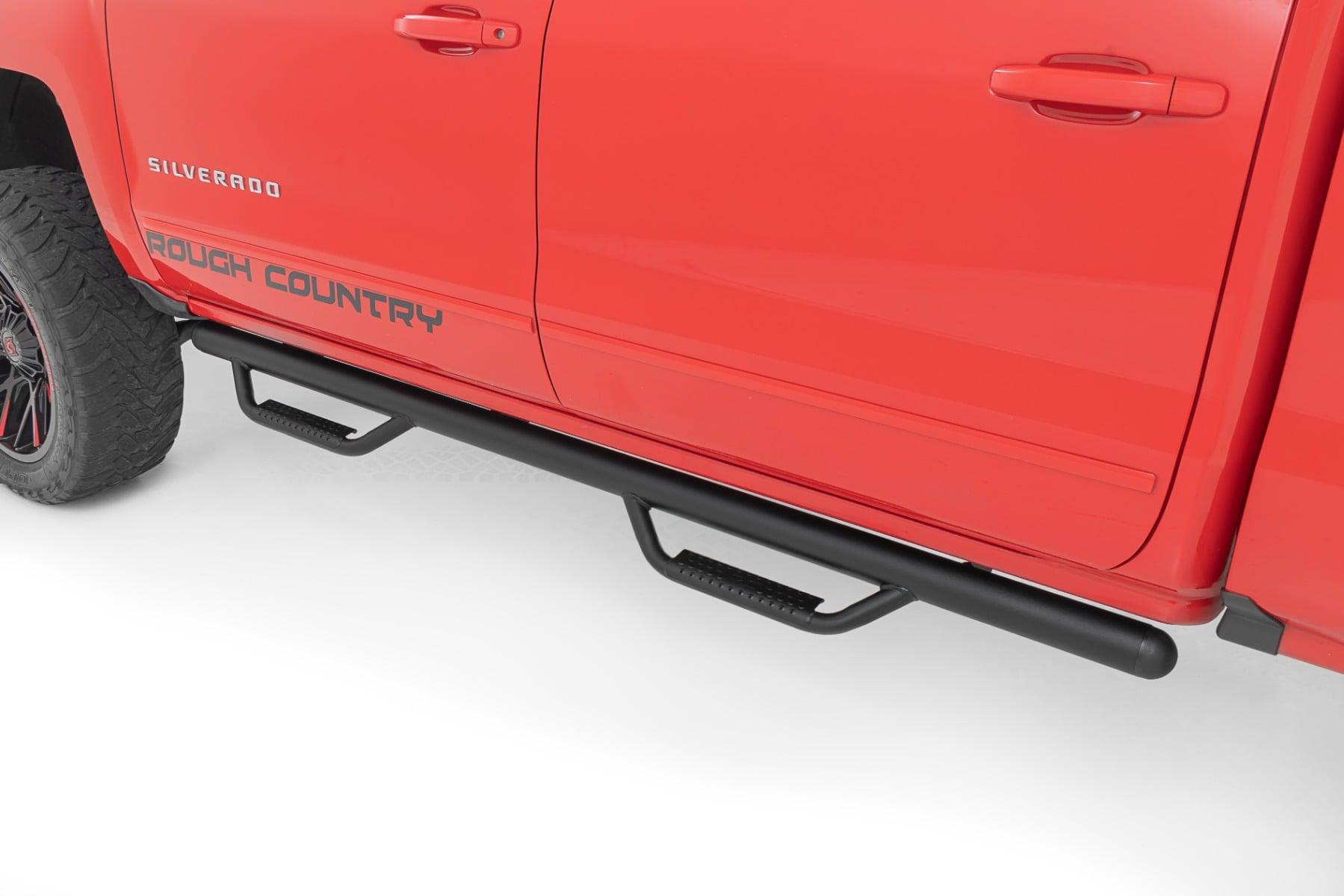 Rough Country Nerf Steps Cab Length Crew Cab Silverado/Sierra 1500 (14-18 & Classic) - RCC1489CCB