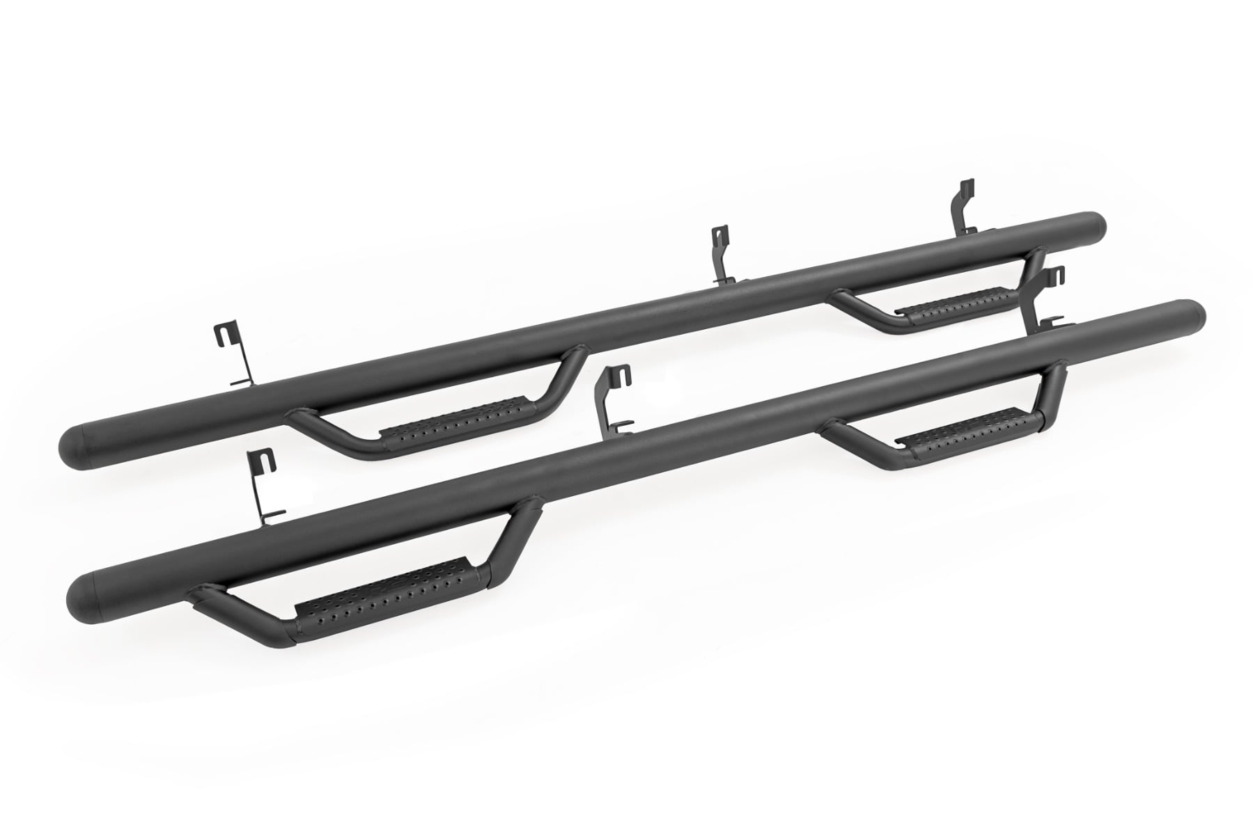 Rough Country Nerf Steps Cab Length Crew Cab Silverado/Sierra 1500 (14-18 & Classic) - RCC1489CCB