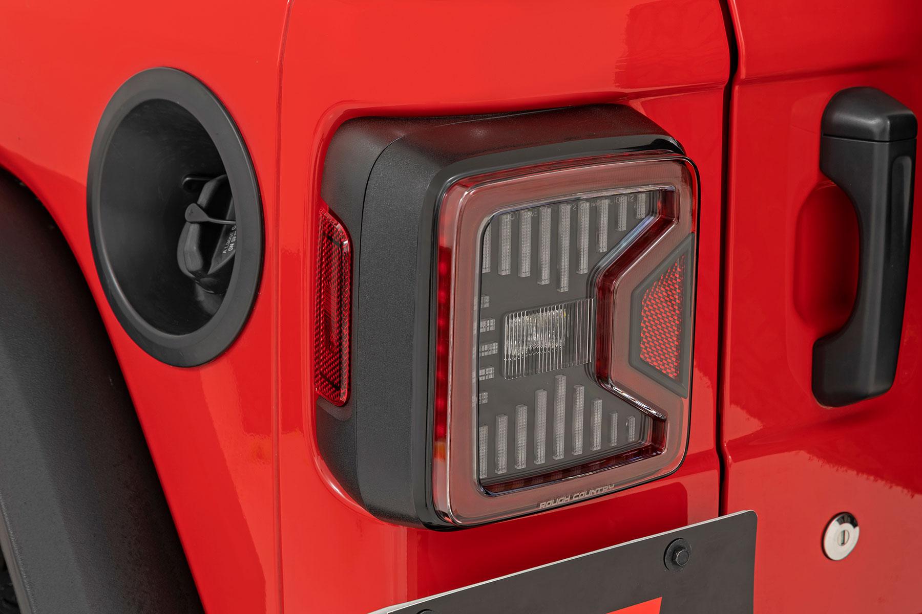 Rough Country LED Tail light 18-22 Jeep Wrangler JL 4WD Rough Country - RCH5900