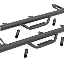 Rough Country Nerf Steps Full Length Jeep Wrangler TJ 4WD (1997-2006) (1997-2006 Wrangler) - RCJ9746A