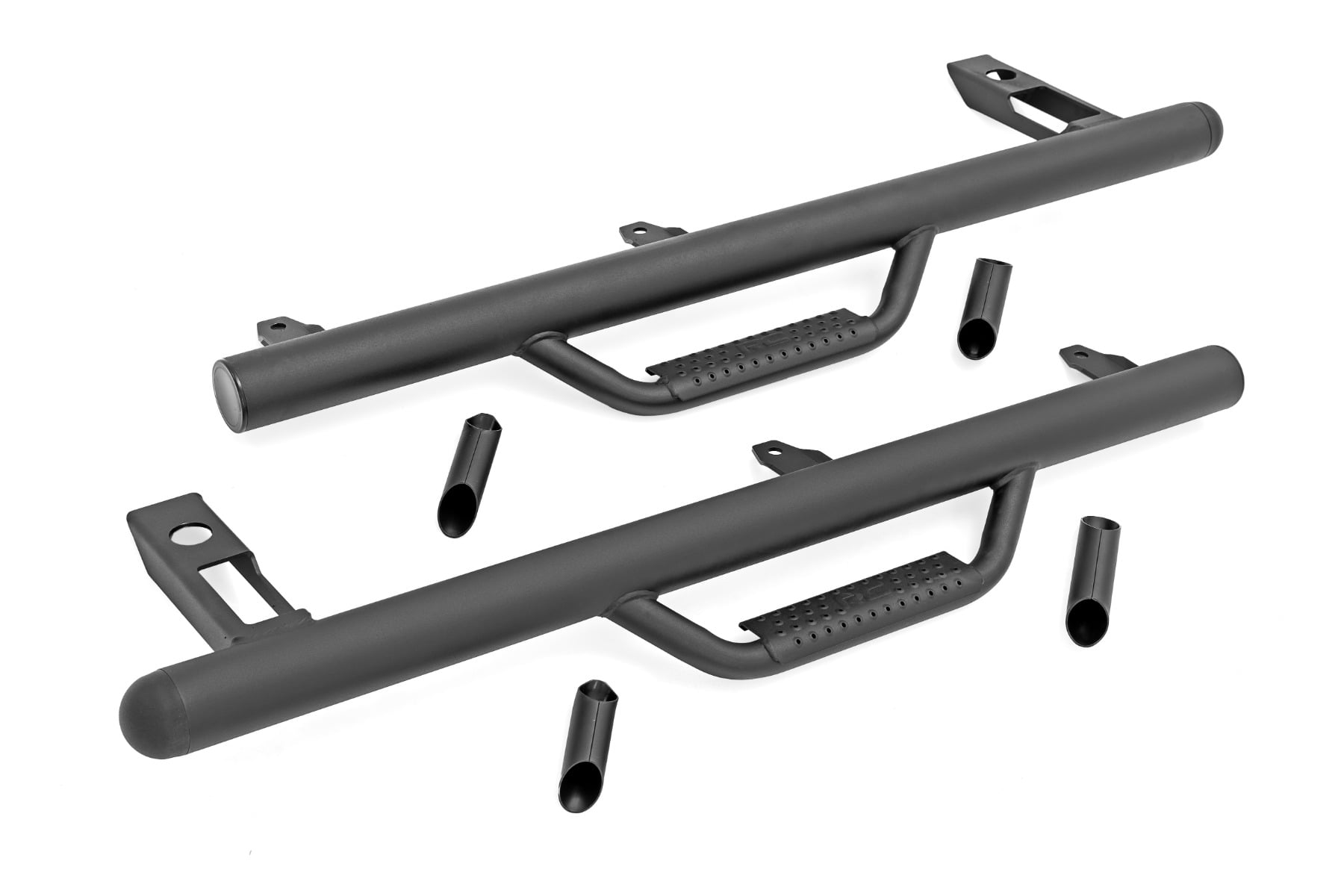 Rough Country Nerf Steps Full Length Jeep Wrangler TJ 4WD (1997-2006) (1997-2006 Wrangler) - RCJ9746A
