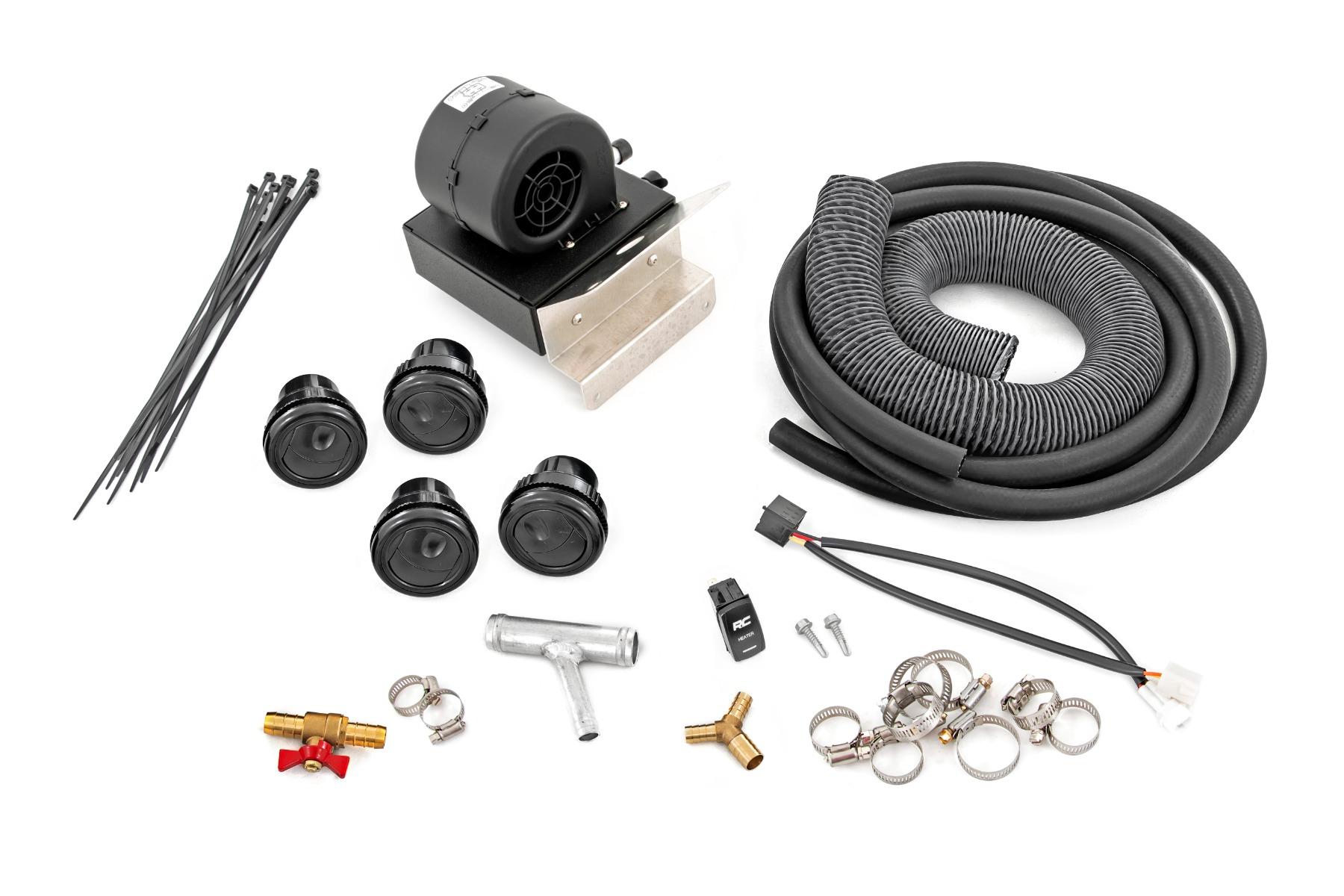 Rough Country Cab Heater Polaris General XP 4 1000 (2016-2026 General 1000 EPS, General 1000 EPS Deluxe, General 1000 EPS Ride Command Edition, General 1000 EPS Hunter Edition, General 4 1000 EPS, General 1000 EPS Premium, General 4 1000 EPS Ride Command