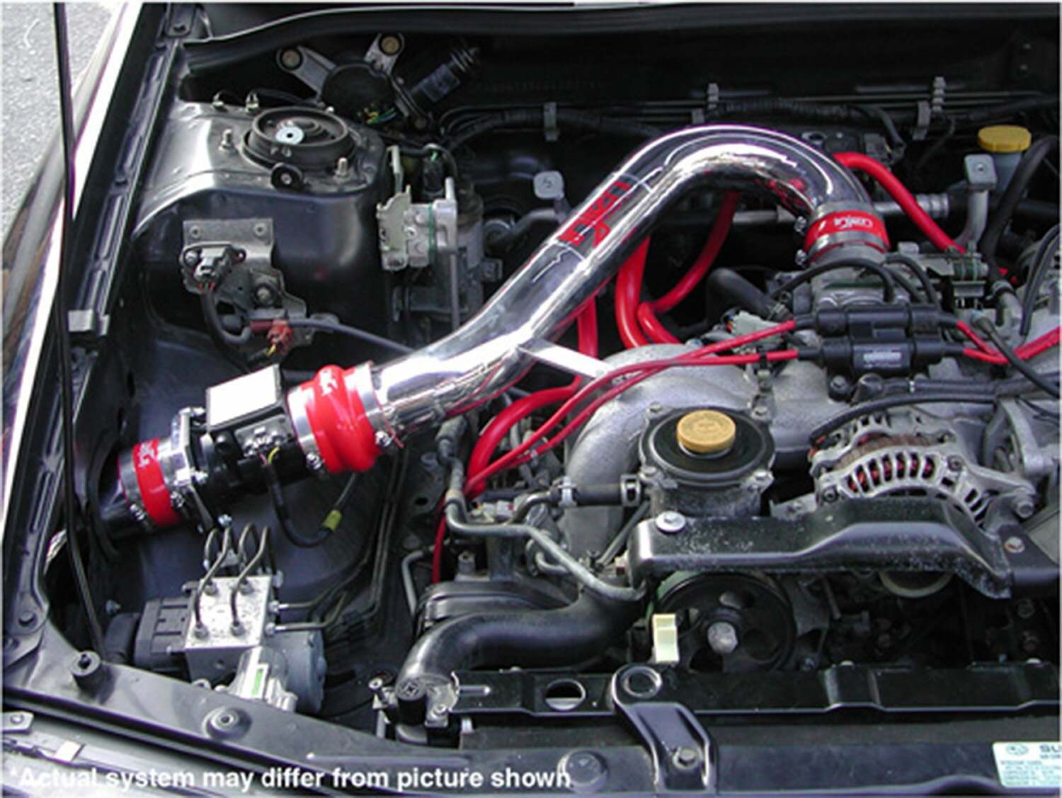 Injen RD cold air intake system with SuperNano-Web Dry Air filter   (1998-1999 Impreza 2.5L) - RD1220P
