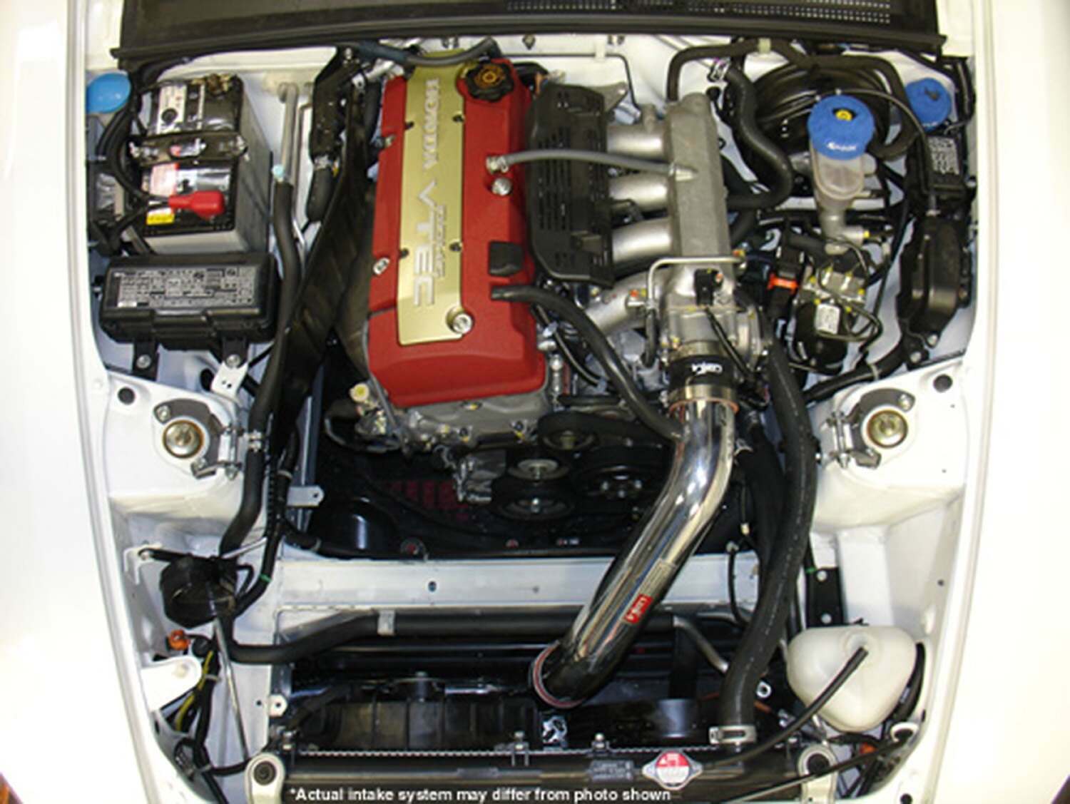 Injen RD cold air intake system with SuperNano-Web Dry Air filter   (2006-2009 S2000 2.2L) - RD1306BLK