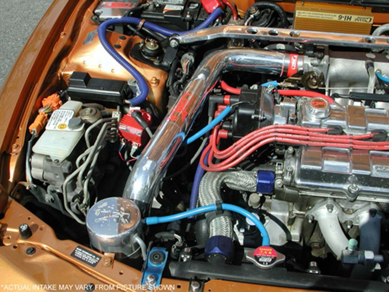 Injen RD cold air intake system with SuperNano-Web Dry Air filter   (1994-2001 Integra LS, Integra RS 1.8L) - RD1420BLK