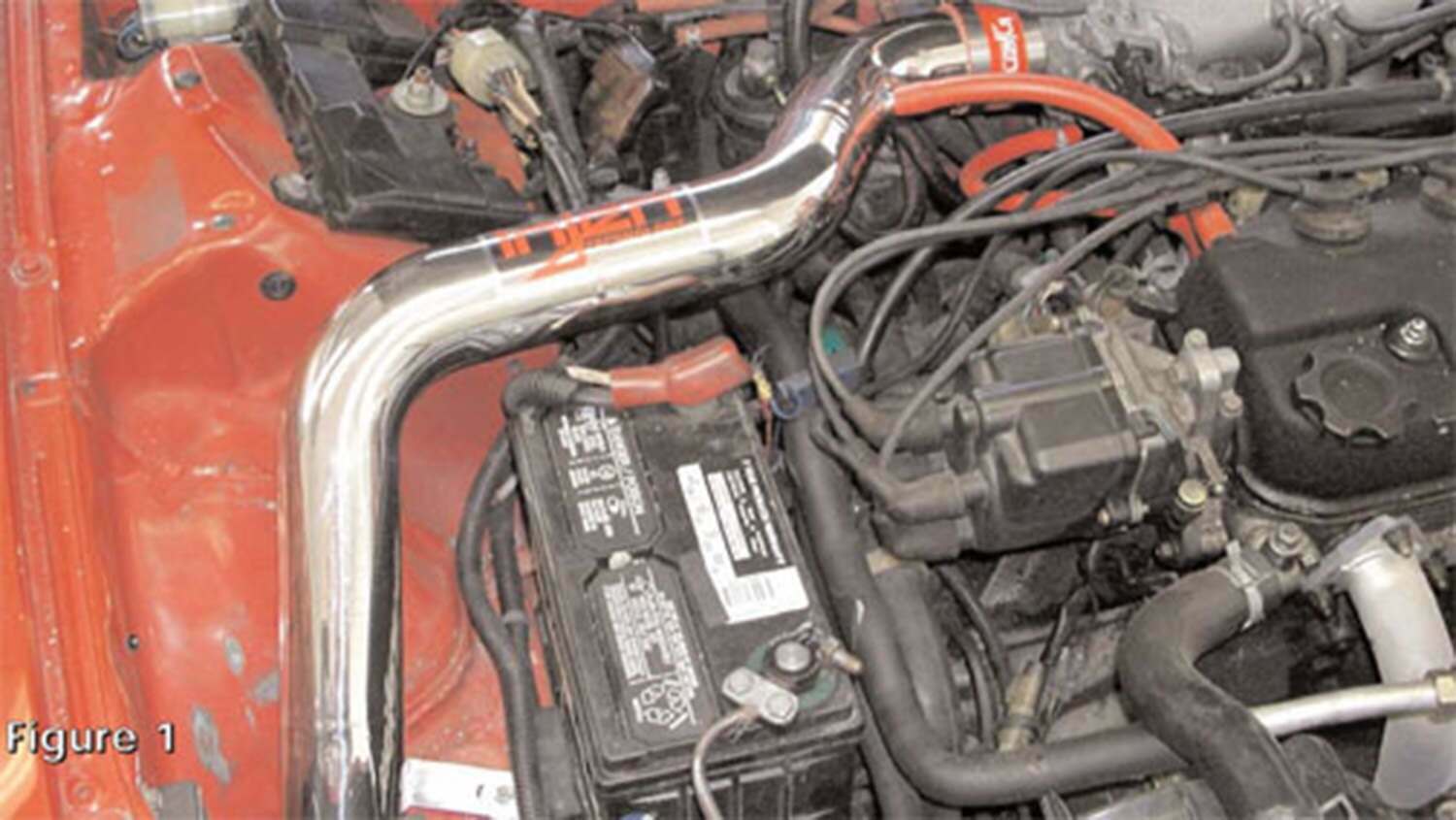 Injen RD cold air intake system with SuperNano-Web Dry Air filter   (1988-1991 Civic EX, Civic Si 1.6L) - RD1500P