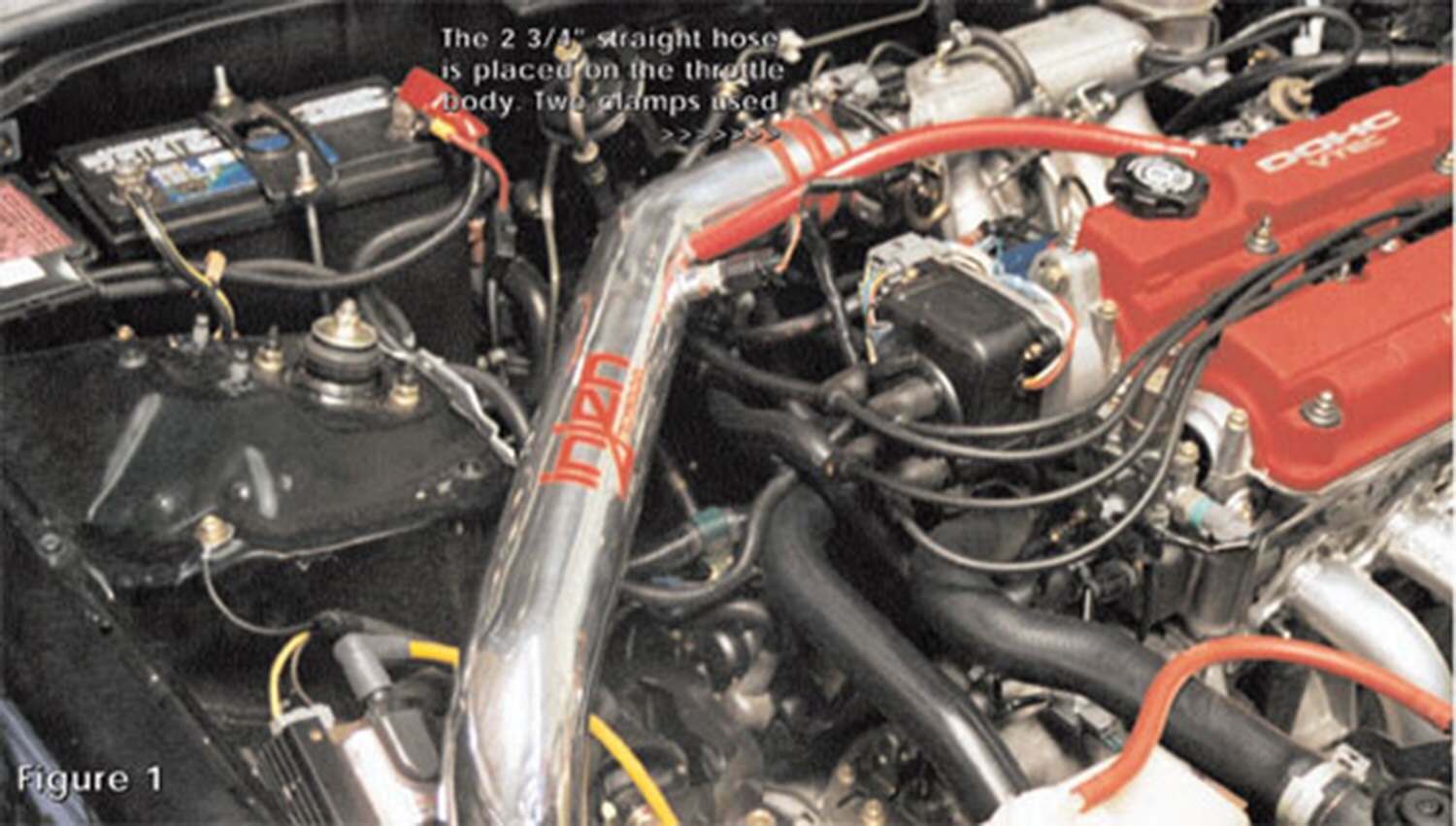 Injen RD cold air intake system with SuperNano-Web Dry Air filter   (1999-2000 Civic Si 1.6L) - RD1560P