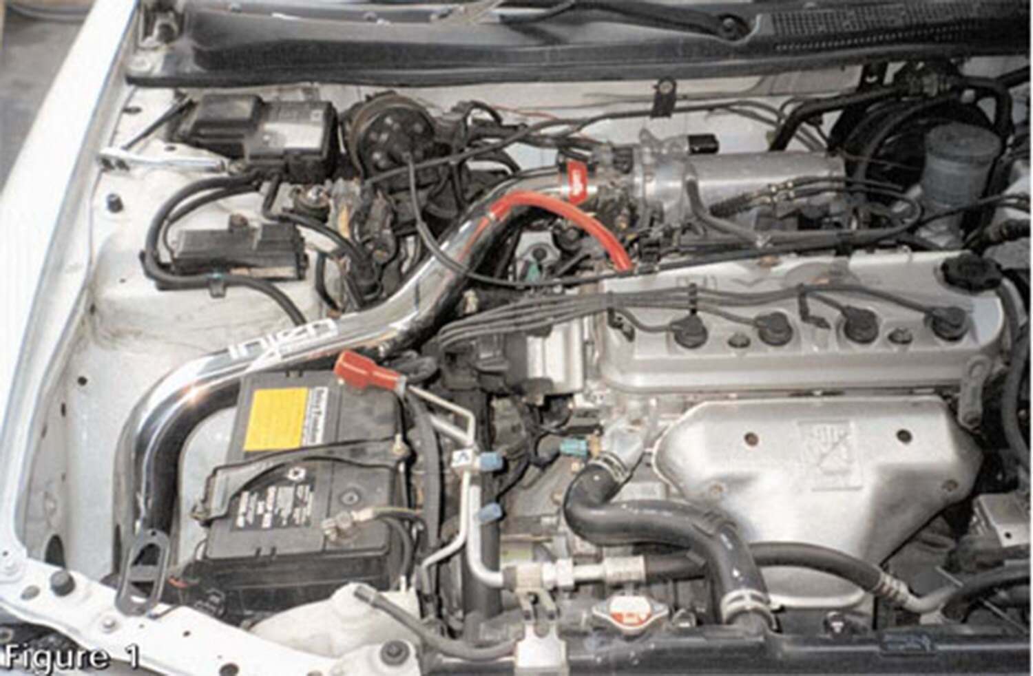 Injen RD cold air intake system with SuperNano-Web Dry Air filter   (1994-1997 Accord 2.2L) - RD1650P