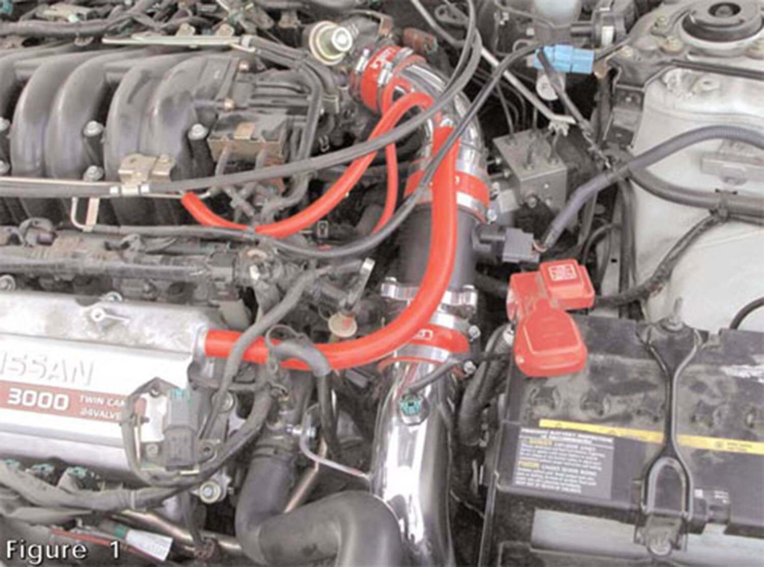 Injen RD cold air intake system with SuperNano-Web Dry Air filter   (2000-2001 Maxima 3.0L) - RD1935BLK