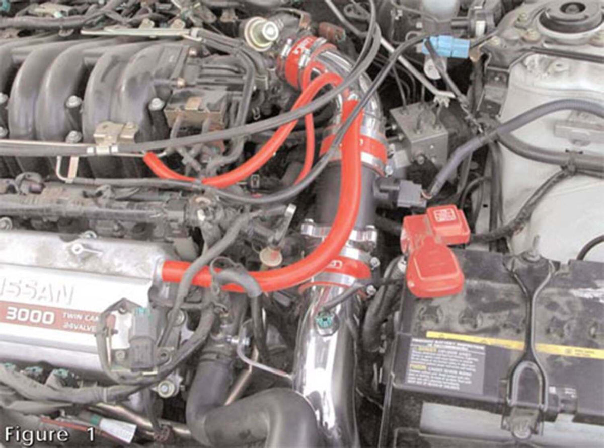 Injen RD cold air intake system with SuperNano-Web Dry Air filter   (2000-2001 Maxima 3.0L) - RD1935P