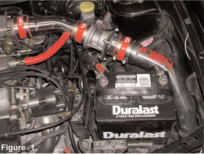 Injen RD cold air intake system with SuperNano-Web Dry Air filter   (1997-1999 200SX SE-R, Sentra SE-R 2.0L) - RD1964BLK