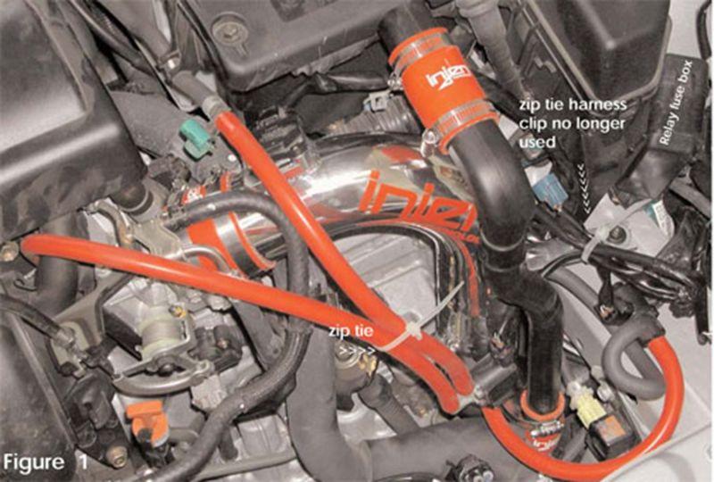 Injen RD cold air intake system with SuperNano-Web Dry Air filter   (2000-2004 Celica GT 1.8L) - RD2037BLK