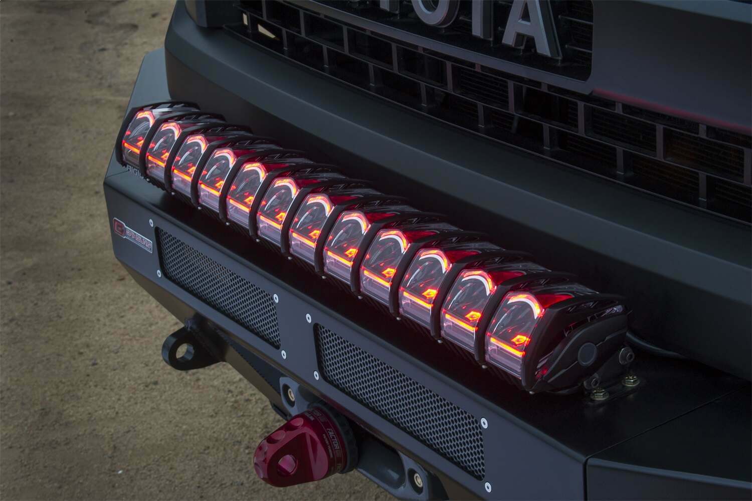 RIGID Industries Rigid Adapt Led Light Bar With 8 Beam Patterns, Gps And Rgb-W Backlight, 10 Inch - 210413
