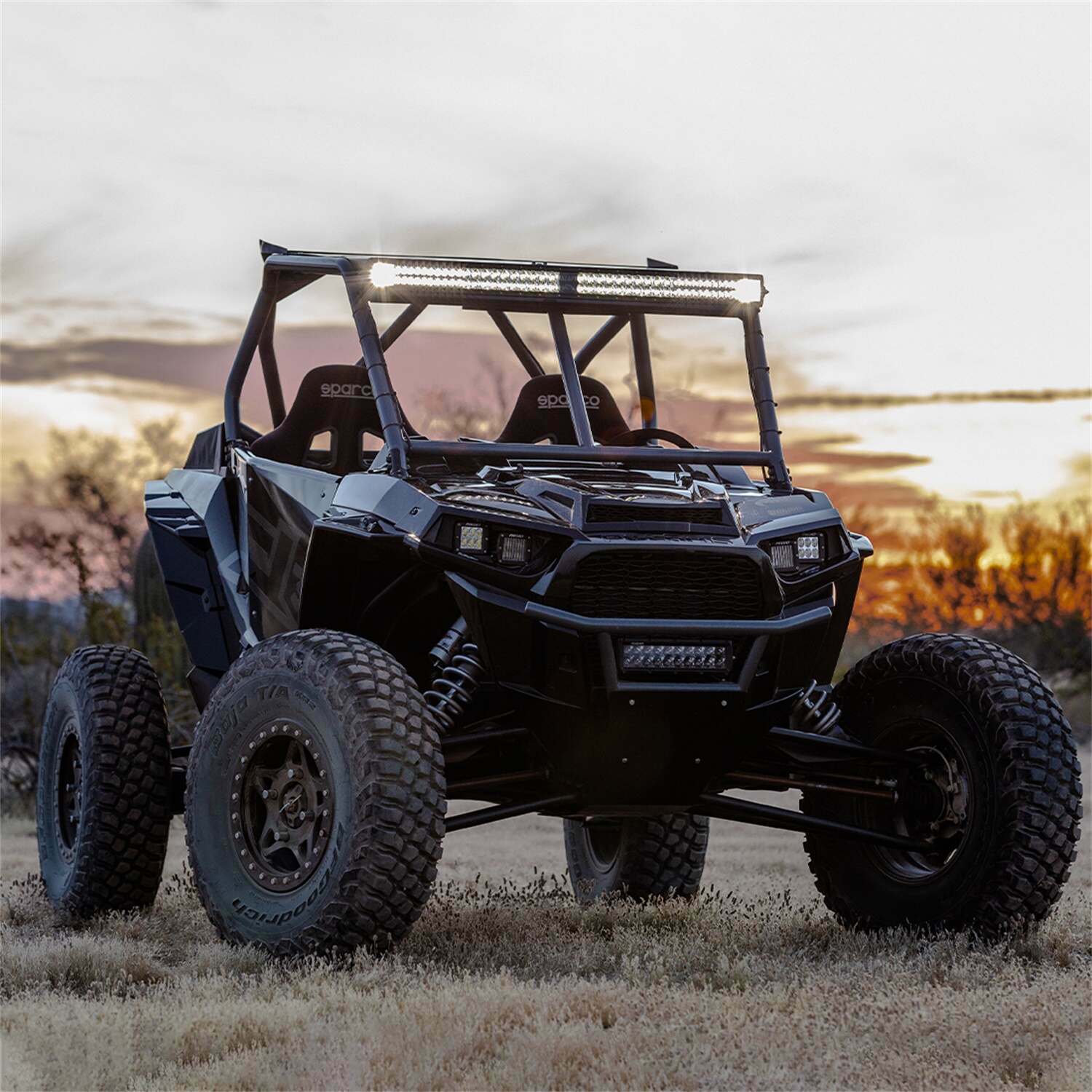 RIGID Industries Rigid Adapt E-Series Led Light Bar With 3 Lighting Zones And Gps Module, 40 Inch - 280413