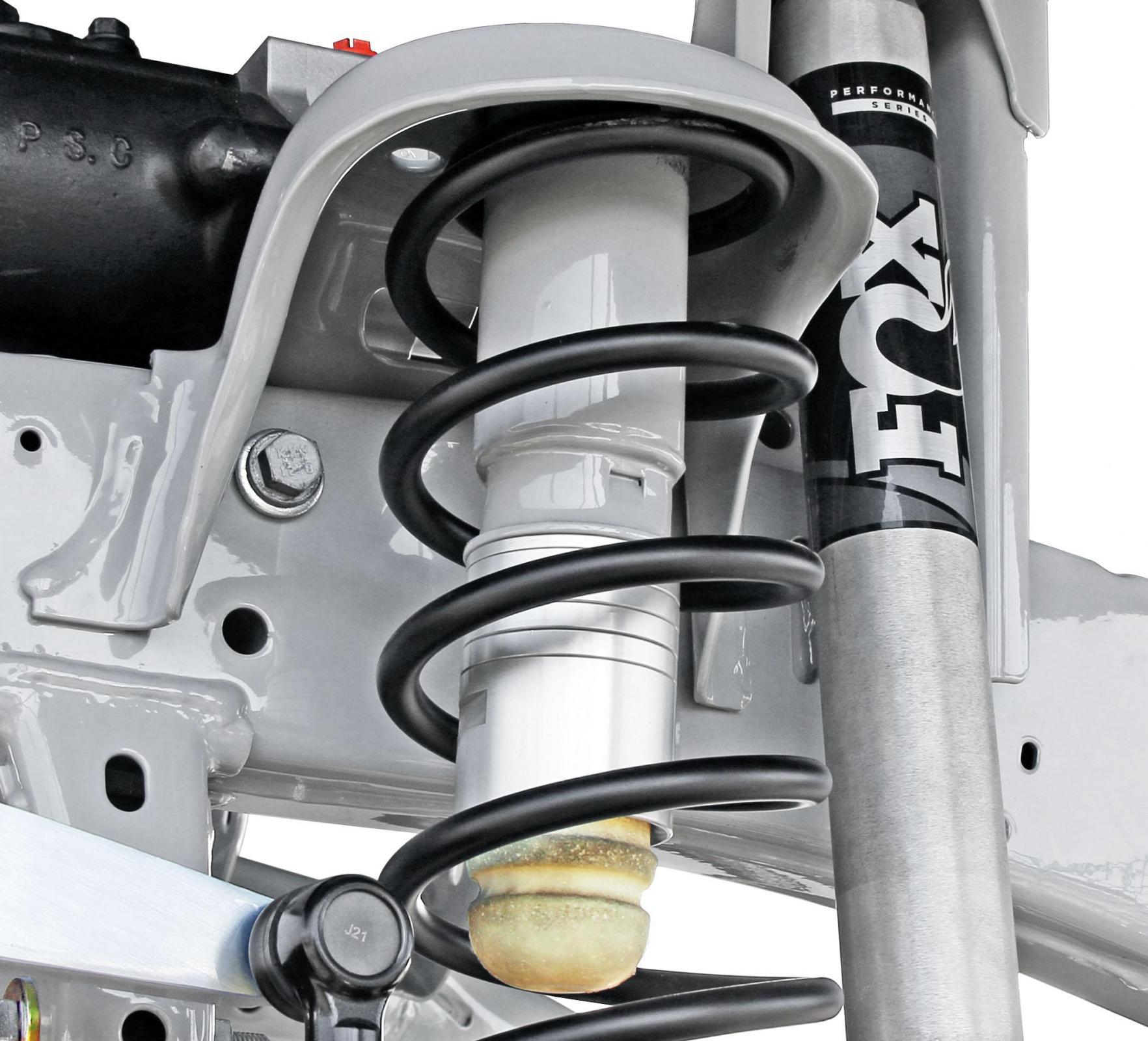 RockJock 4x4 JL/JT & JK Adjustable Front Upper Bump Stops Billet Aluminum Complete w/ Steel Shims Hardware Wrench Height Adjustment Range 189-315 Inch - RJ-107101-101