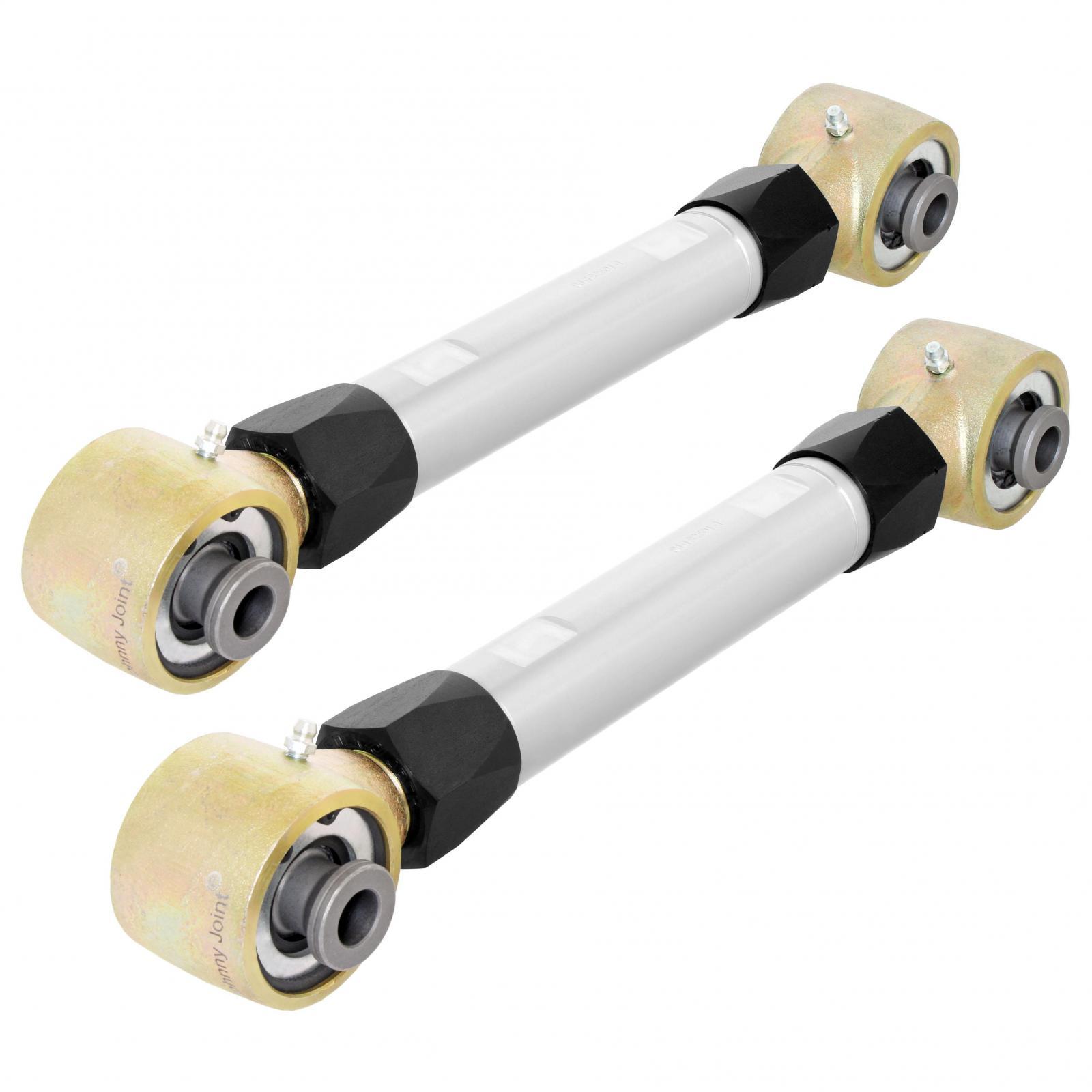 RockJock 4x4 RockNut 21-Up Bronco Billet Aluminum Johnny Joint Rear Upper Control Arm Set Double Adjustable - RJ-182501-101