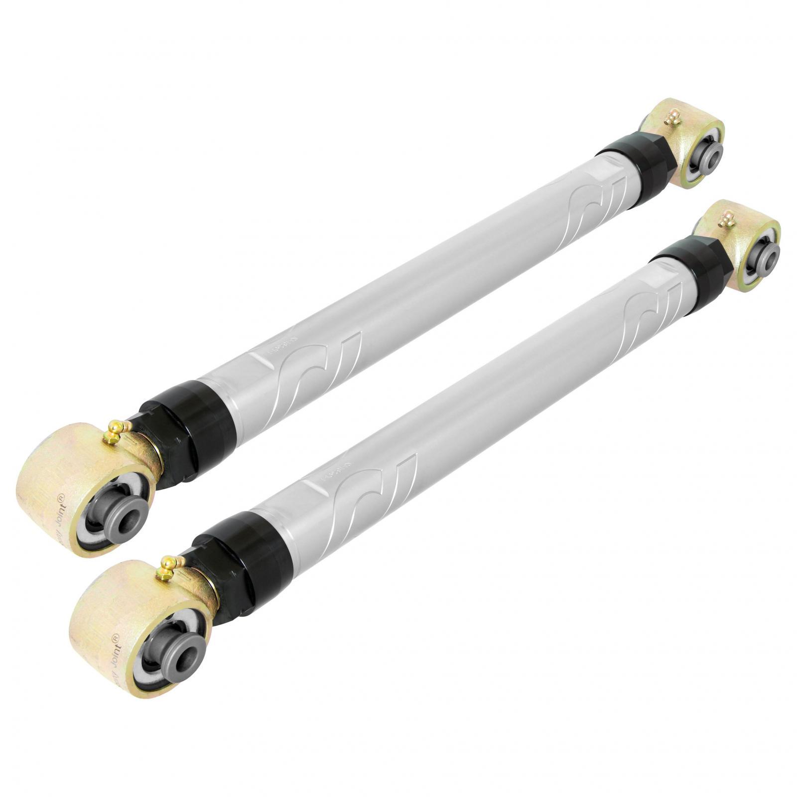 RockJock 4x4 RockNut 21-Up Bronco Billet Aluminum Johnny Joint Rear Lower Control Arm Set Double Adjustable - RJ-182601-101