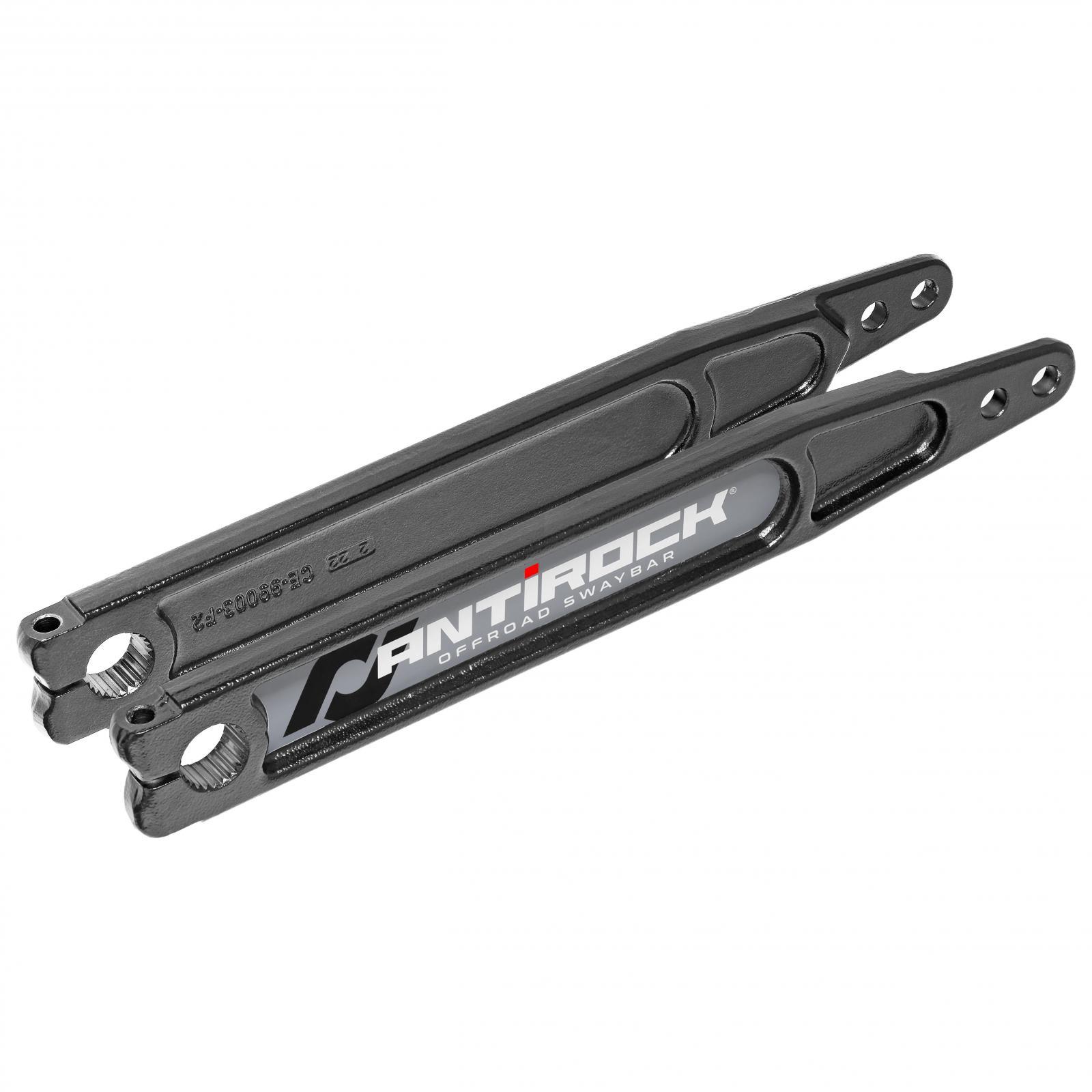 RockJock 4x4 Antirock Forged Chromoly Sway Bar Arms 17 Inch Long x 28 Spline Incl. Stickers Pair - RJ-202002-103