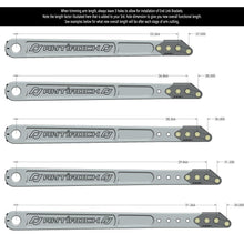 RockJock 4x4 Antirock Aluminum Prerunner Arms 27 Inch-33 Inch Long C-C 35 Spline Incl. Hardware - RJ-202005-103