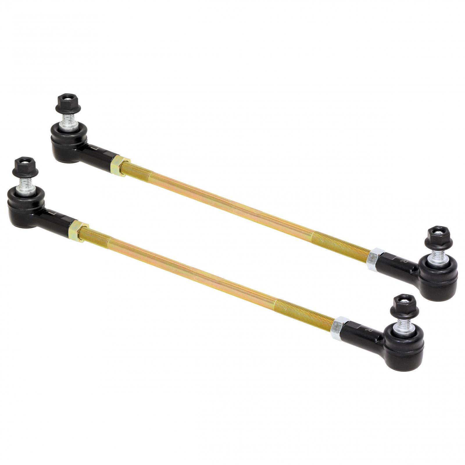 RockJock 4x4 Adjustable Sway Bar End Link Kit (14 Inch Long Rods w/ Sealed Rod Ends and Jam Nuts pair) - RJ-203002-101