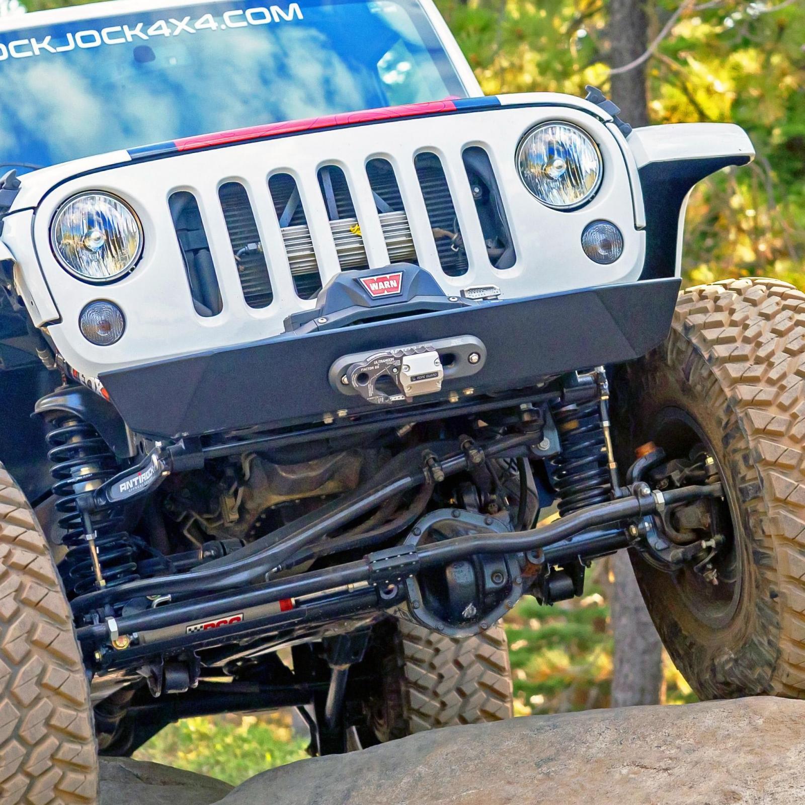 RockJock 4x4 CurrectLync Wrangler JK High Steer Kit For Ram Assist. Incl. Knuckles Drag Link Tie Rod Jeep JL/JT Trac Bar Trac Bar Reloc/Ram Mount Tie Rod Clamp - RJ-430000-101