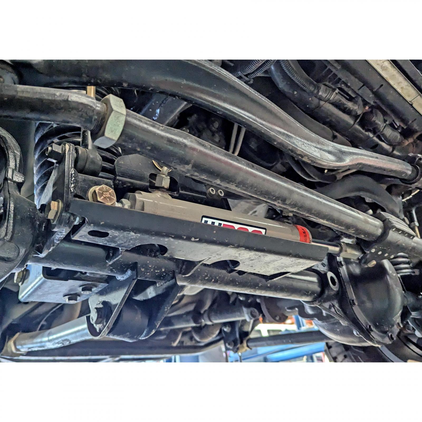 RockJock 4x4 CurrectLync Wrangler JK High Steer Kit For Ram Assist. Incl. Knuckles Drag Link Tie Rod Jeep JL/JT Trac Bar Trac Bar Reloc/Ram Mount Tie Rod Clamp - RJ-430000-101