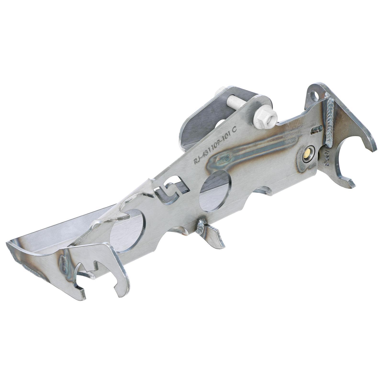 RockJock 4x4 CurrectLync Wrangler JK High Steer Front Trac Bar Relocation And Ram Assist Steering Mount Axle Bracket - RJ-431109-103