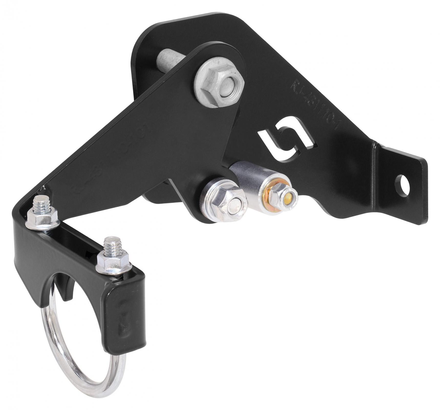 RockJock 4x4 CurrectLync Wrangler JK High Steer Front Trac Bar Relocation And Steering Stabilizer Shock Mount Axle Bracket - RJ-431110-103