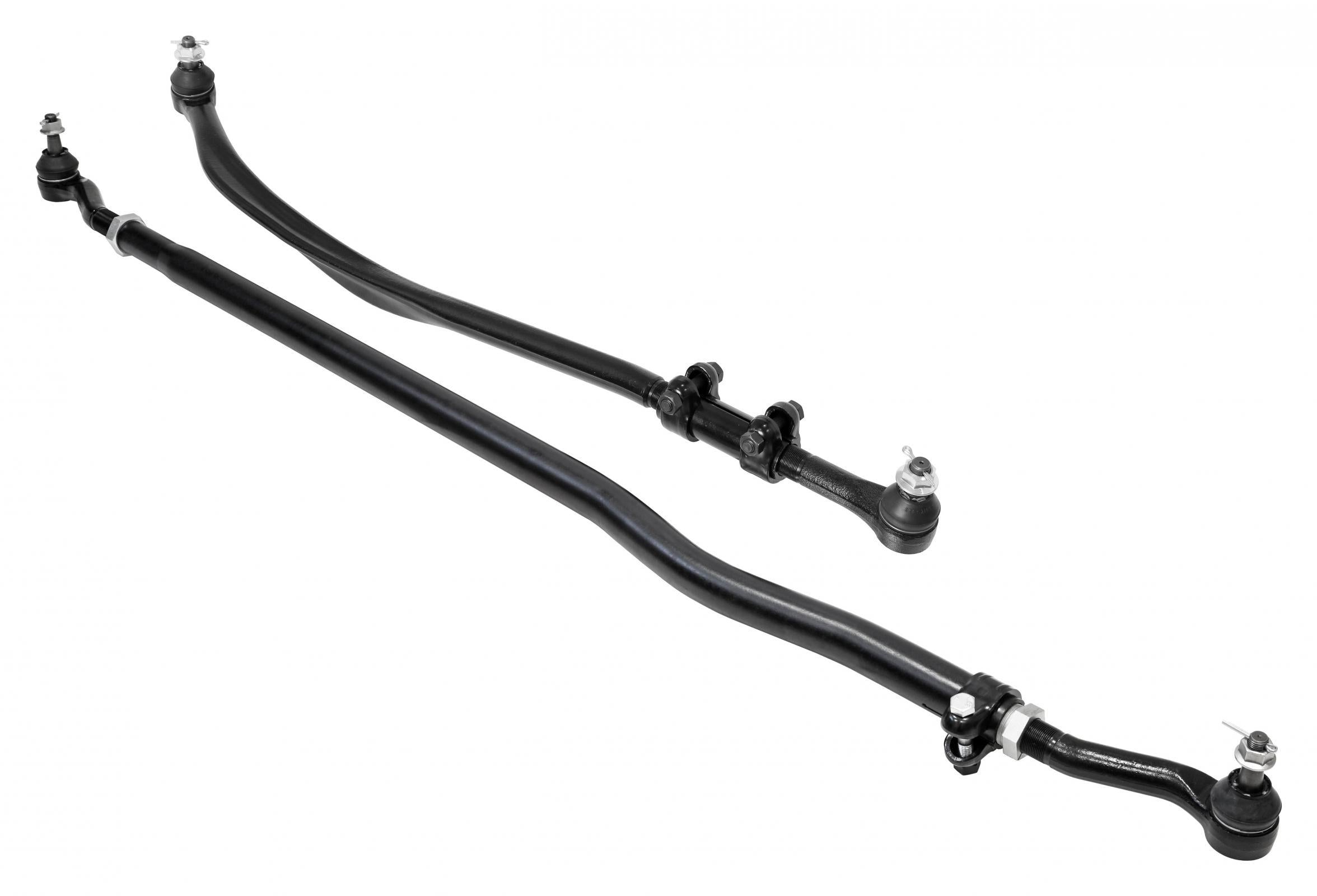 RockJock 4x4 CurrectLync Jeep JL/JT High Steer Kit For Ram Assist And Non-Rubicon Axle. Incl. Knuckles Drag Link Tie Rod Trac Bar Reloc/Ram Mount Axle Bracket Ram Assist Tie Rod Clamp - RJ-440000-103