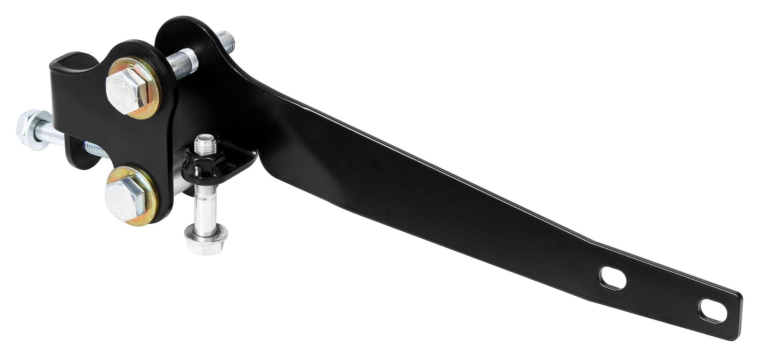 RockJock 4x4 Currectlync JL/JT High Steer Front Trac Bar Relocation and Steering Stabilizer Shock Mount Axle Bracket - RJ-441110-101
