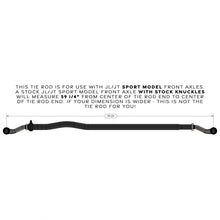 RockJock 4x4 CurrectLync Jeep JL/JT Tie Rod Bolts-On In Sport Model High Steer Applications Only 1.65 Inch Dia. Tube Construction Forged Tie Rod Ends Incl. Jam Nuts And Adjusters - RJ-442101-103
